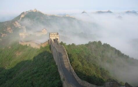 Great Wall challenge hiking